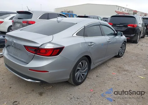 2019 Honda Insight Touring z USA, uszkodzony, nr VIN 19XZE4F91KE020483